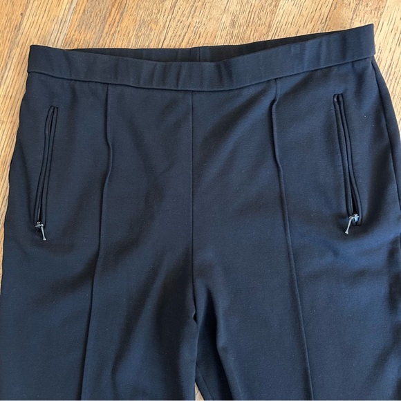 Sweaty Betty Black Pin Tuck Zippered Pockets Yoga Pants, size 14 - Picture 3 of 11